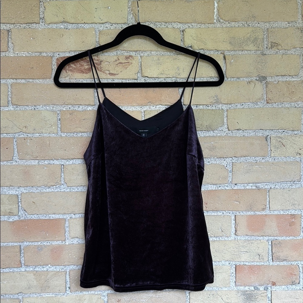 Vero Moda Elegant Purple Velvet Women's Top